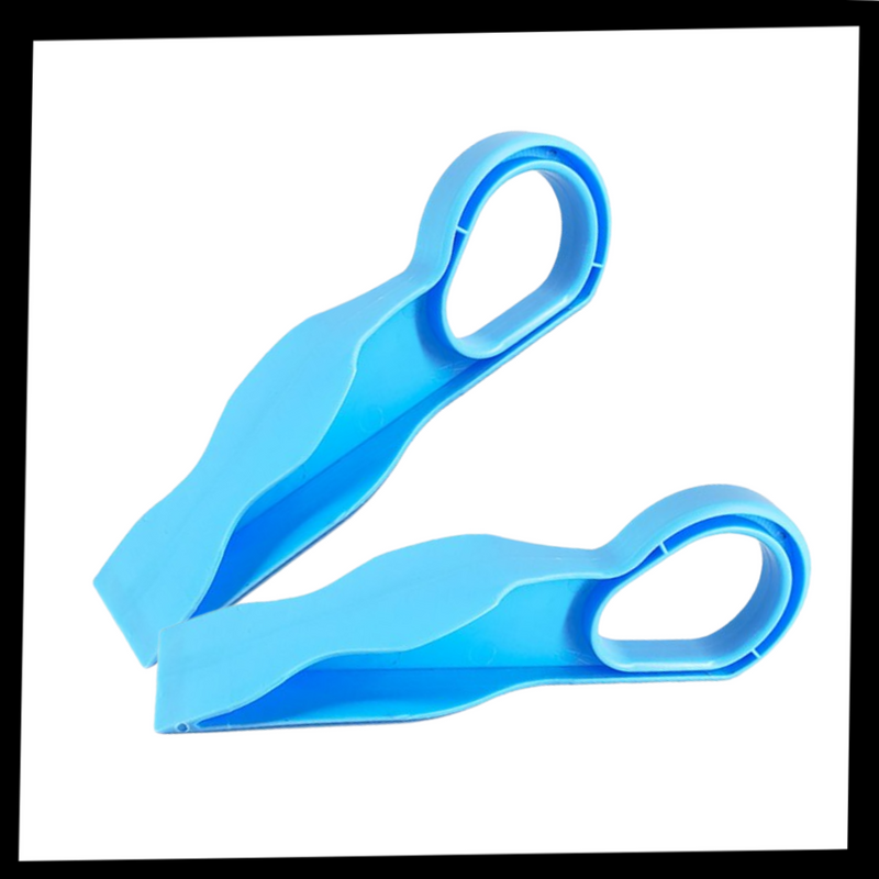 Pair of Plastic Mattress Lifting Wedges with Ergonomic Handles