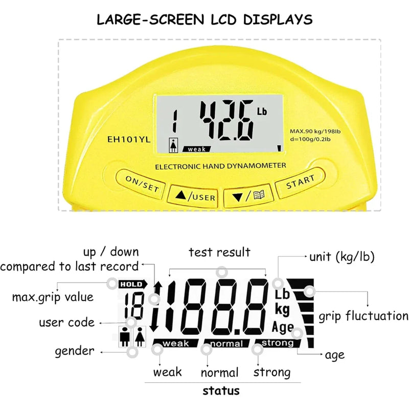 Digital Hand Grip Strength Dynamometer