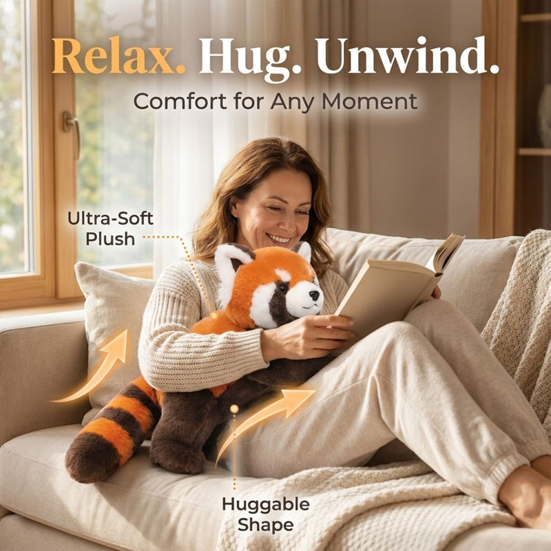 Soft Animal Cuddle Toy with Long Shape for Comfort and Relaxation