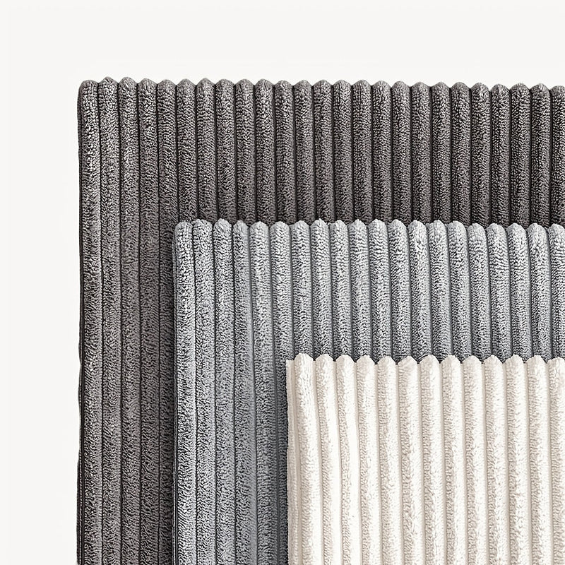 Bohemian Rib Cushion Cover with Stripe Texture – Soft, Stylish, and Decorative