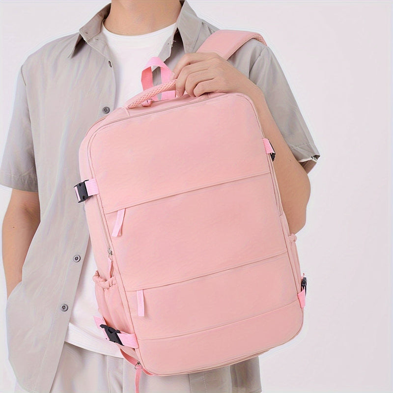 Travel Backpack with 180° Opening and Shoe Compartment