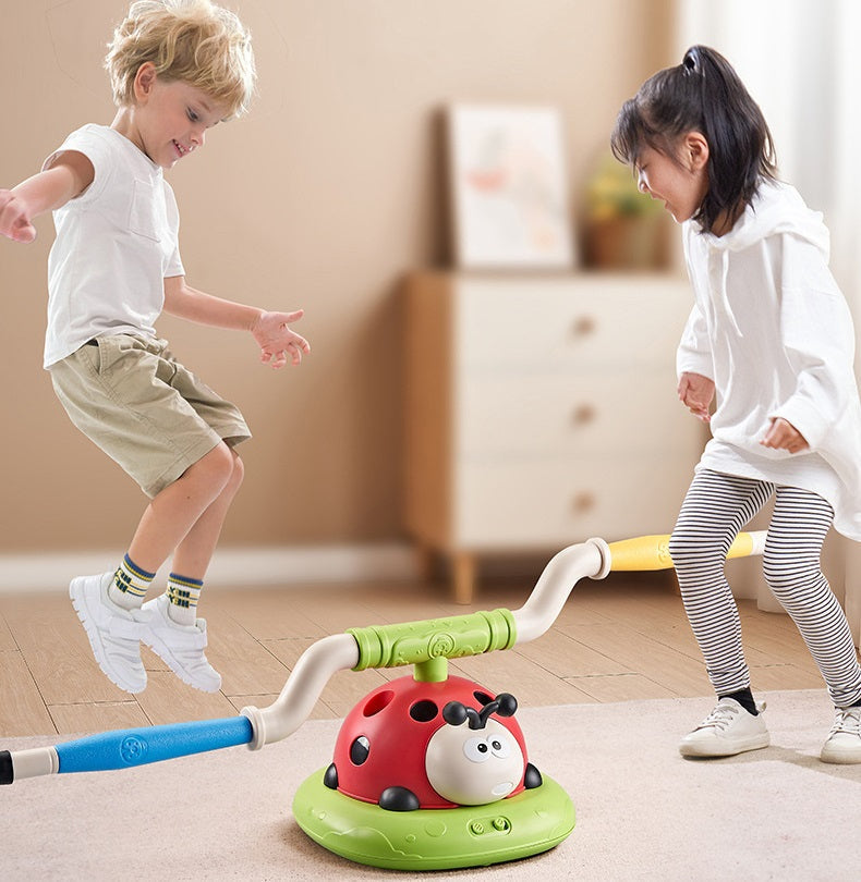 Active Play Set with Skipping Rope, Ring Toss and Stomp Rocket