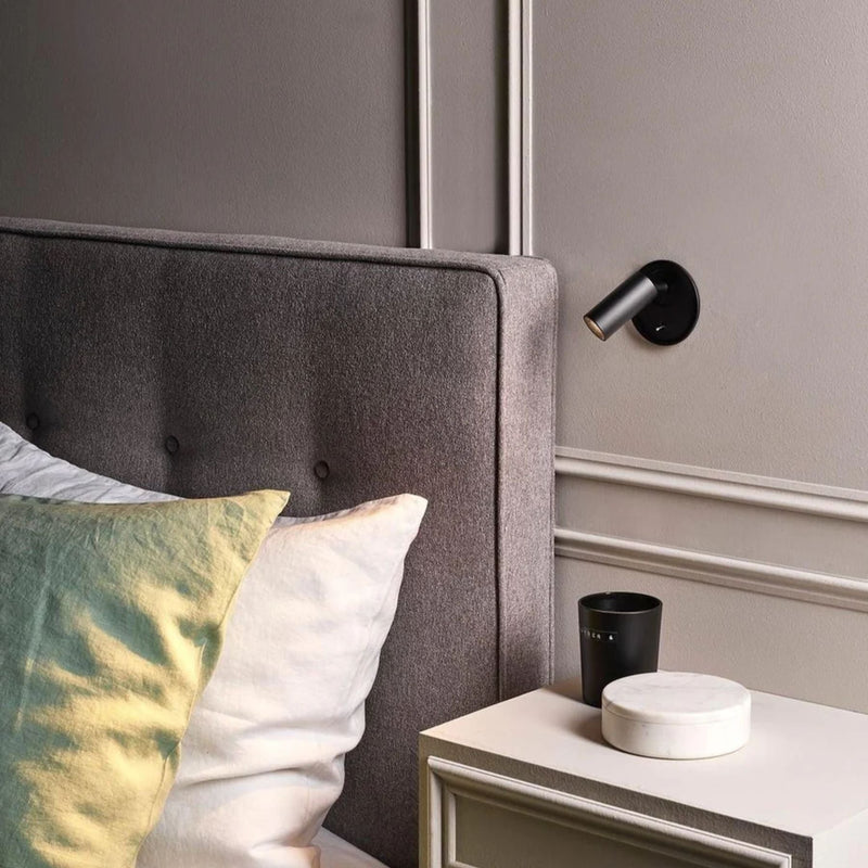 Adjustable Metal LED Wall Reading Lamp with Cylindrical Head