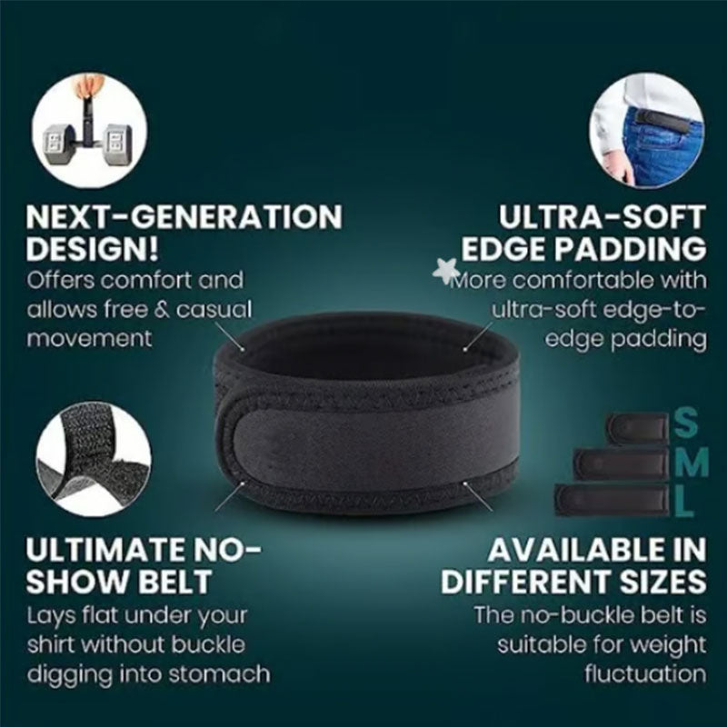 Adjustable Buckleless Elastic Belt for Comfortable Everyday Wear