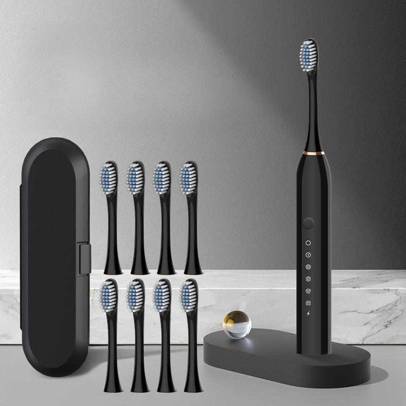 Rechargeable Sonic Toothbrush with Multiple Brushing Modes and USB Charging