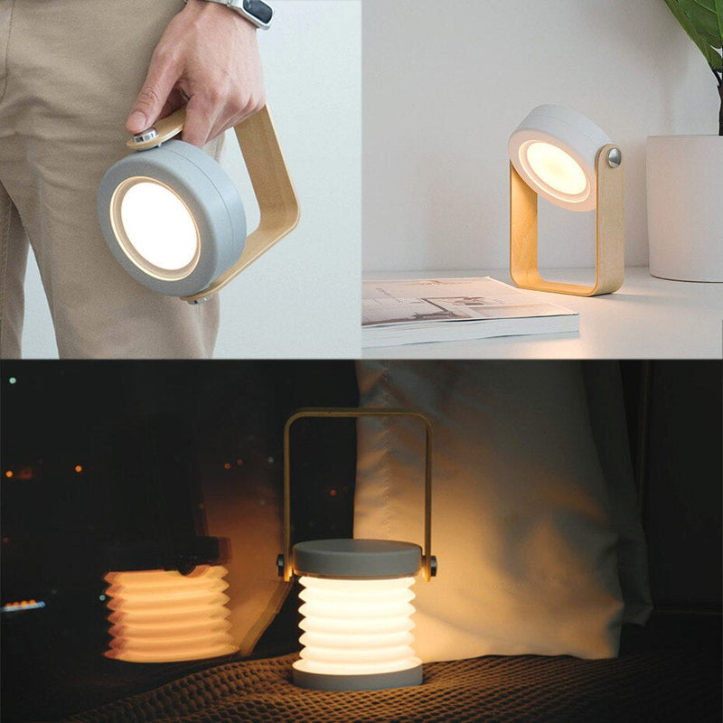 Foldable Rechargeable LED Table Lamp with Adjustable Brightness