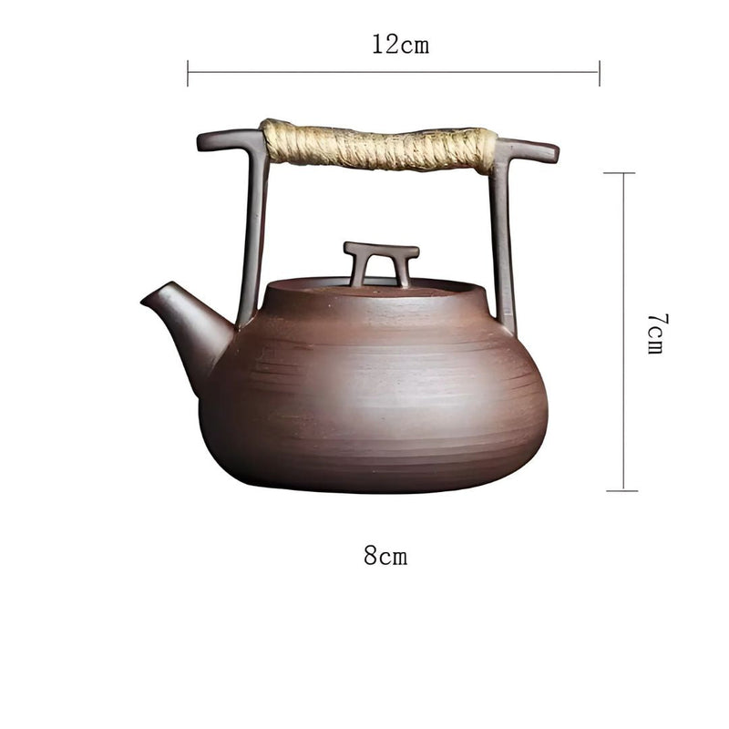 Ceramic Teapot with Warmer for Relaxing Tea Moments at Home