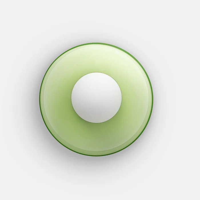 Modern Round Glass Ceiling Lamp – Elegant and Timeless Design