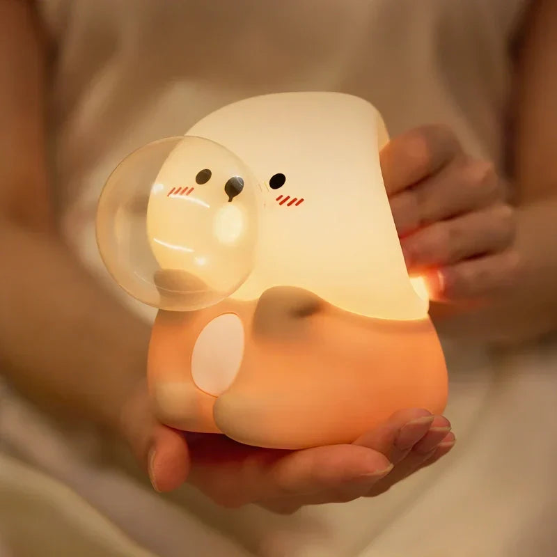 Rechargeable Animal LED Night Light with Tap Control
