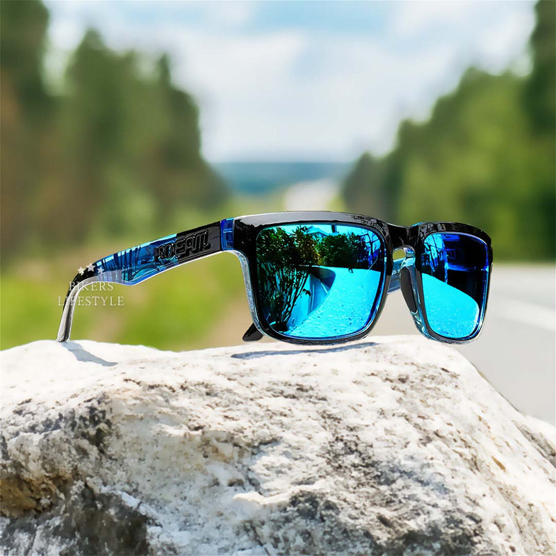 Polarised Square Sunglasses with UV400 Protection