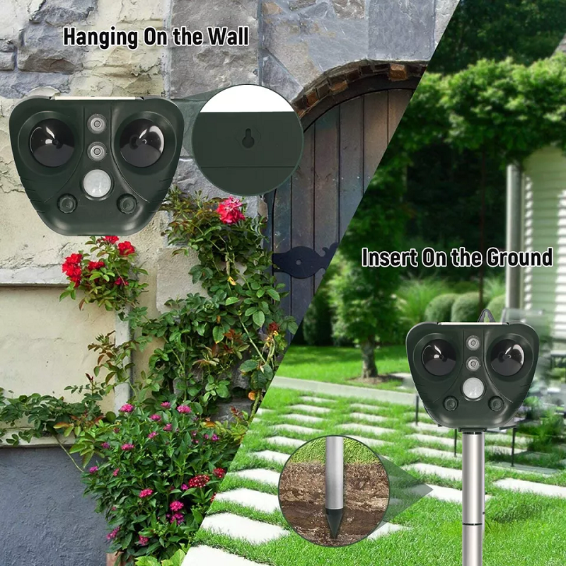 Solar Ultrasonic Bird Repeller – Wireless and Weatherproof for Outdoors