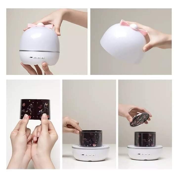 Stars & Galaxy Pattern Projector Night Light