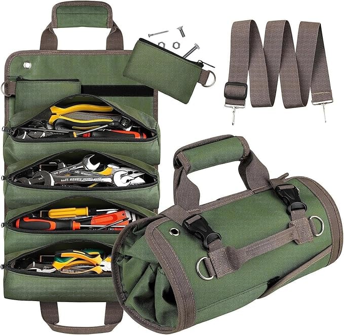 Foldable Multi-Compartment Tool Bag