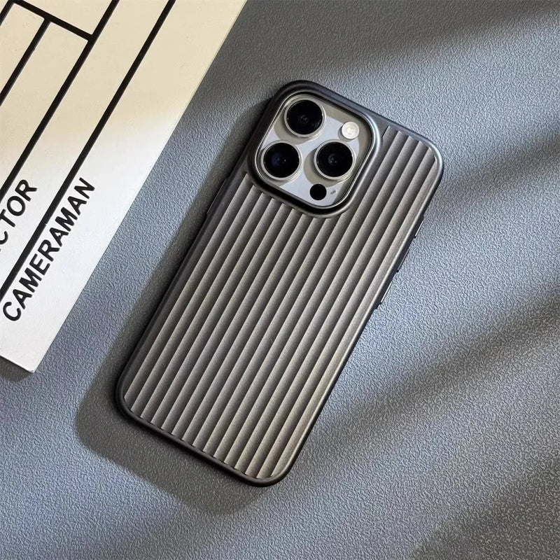Slim Ribbed Phone Case with Textured Grip