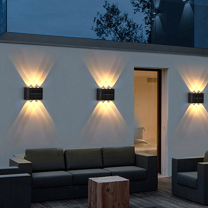 Solar Motion Sensor Up & Down Wall Light