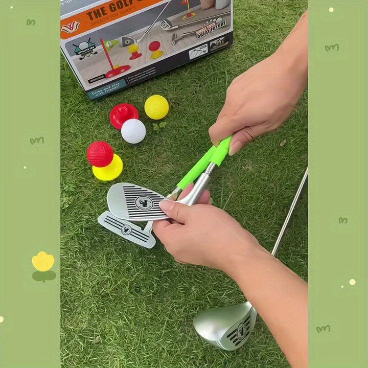 Kids Golf Set for Children - Adjustable Clubs and Goals for Endless Playtime Fun