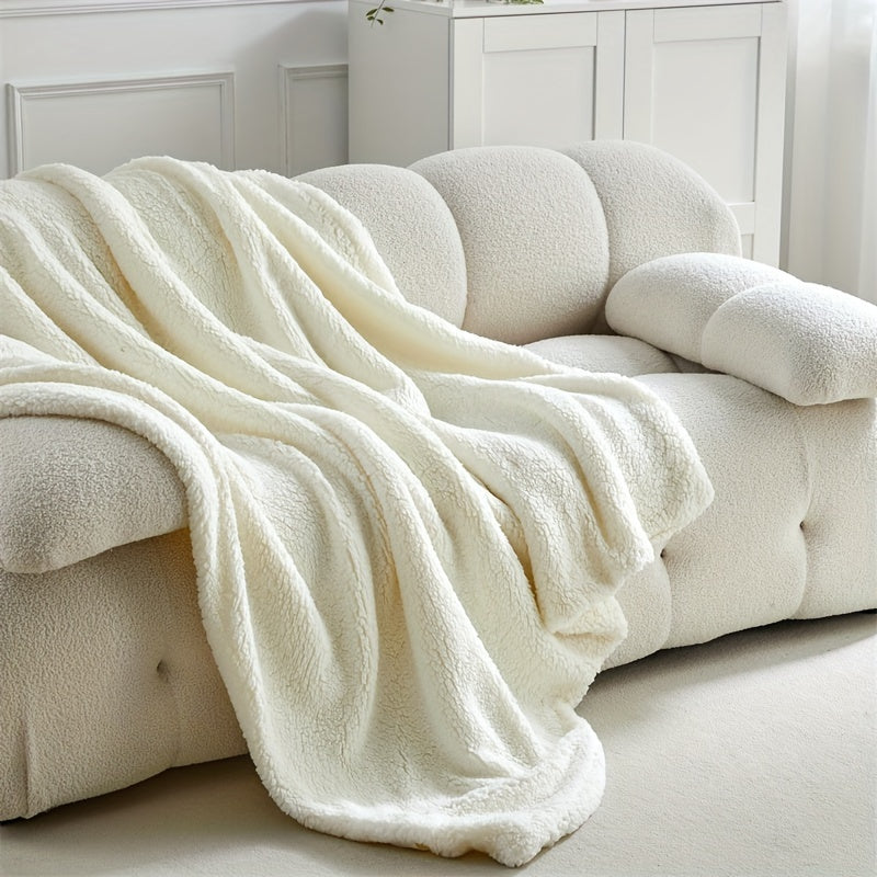 Ultra soft sherpa fleece blanket – Warm and comfortable for home