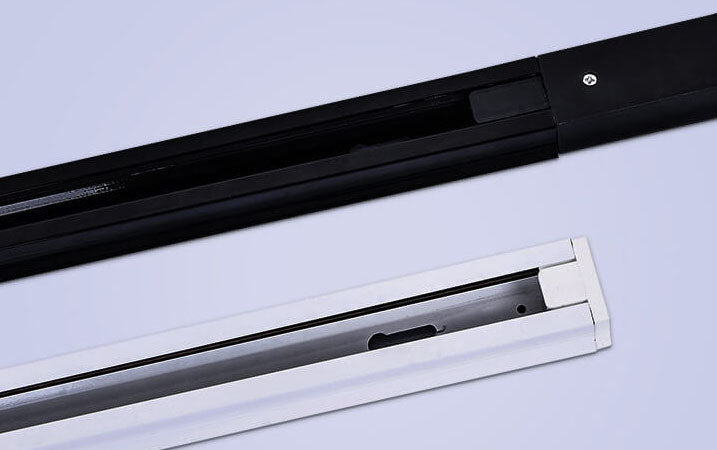 Track Lighting Rails and Connectors for LED Spotlights
