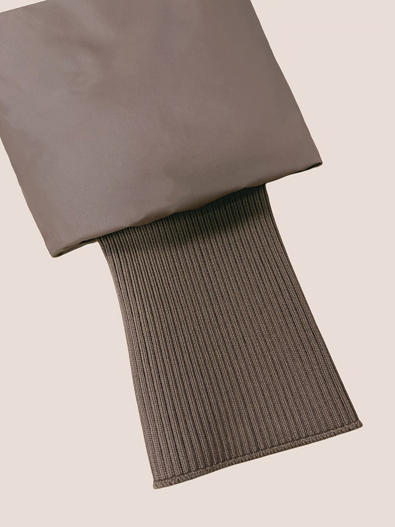 Ladies' bomber jacket with removable collar – Warm and elegant