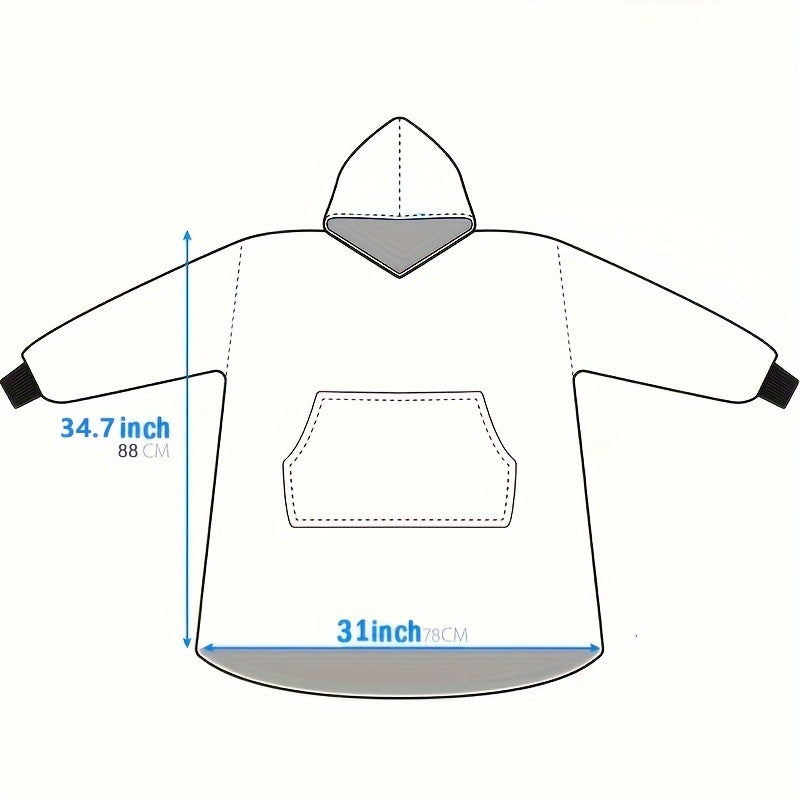 Luna Sherpa Hoodie Blanket - Ultra Soft and Comfortable for the Coldest Days