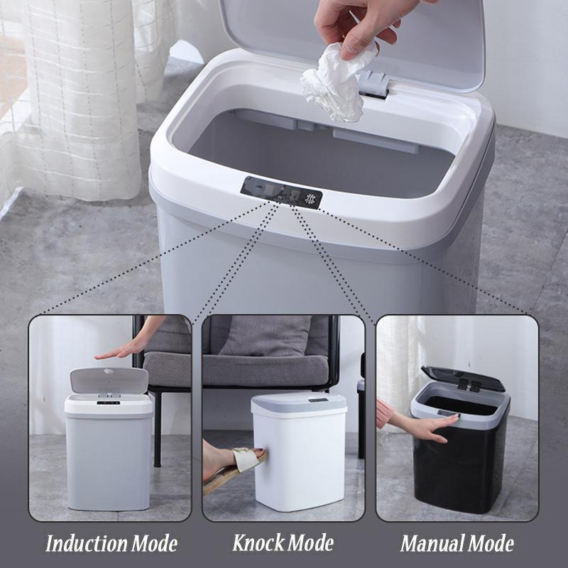 15L Automatic Sensor Bin with Touch-Free Lid