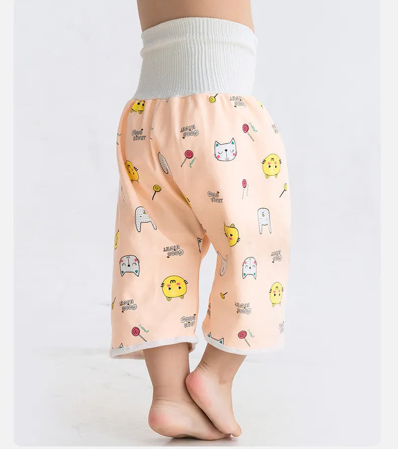 Reusable Toddler Potty-Training Shorts and Skirts with Stretch Waist