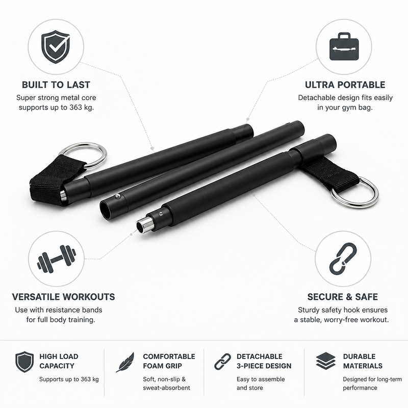Portable Resistance Training Bar