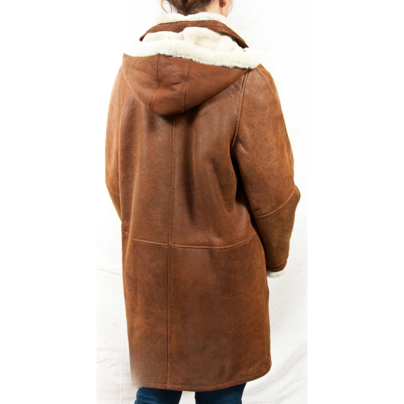 Cozy Shearling Women's Jacket with Hood – Warm and Relaxed