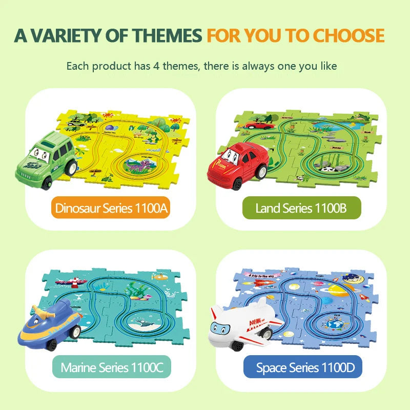 DIY Educational Electric Car Track Set