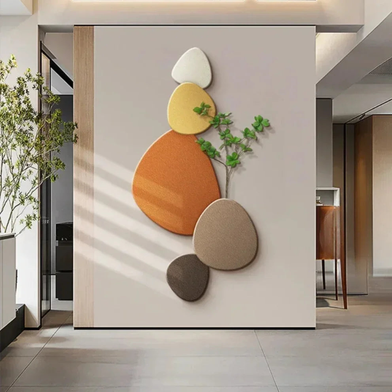 Modern Wall Lamp with Organic Design and LED Lighting for Interiors