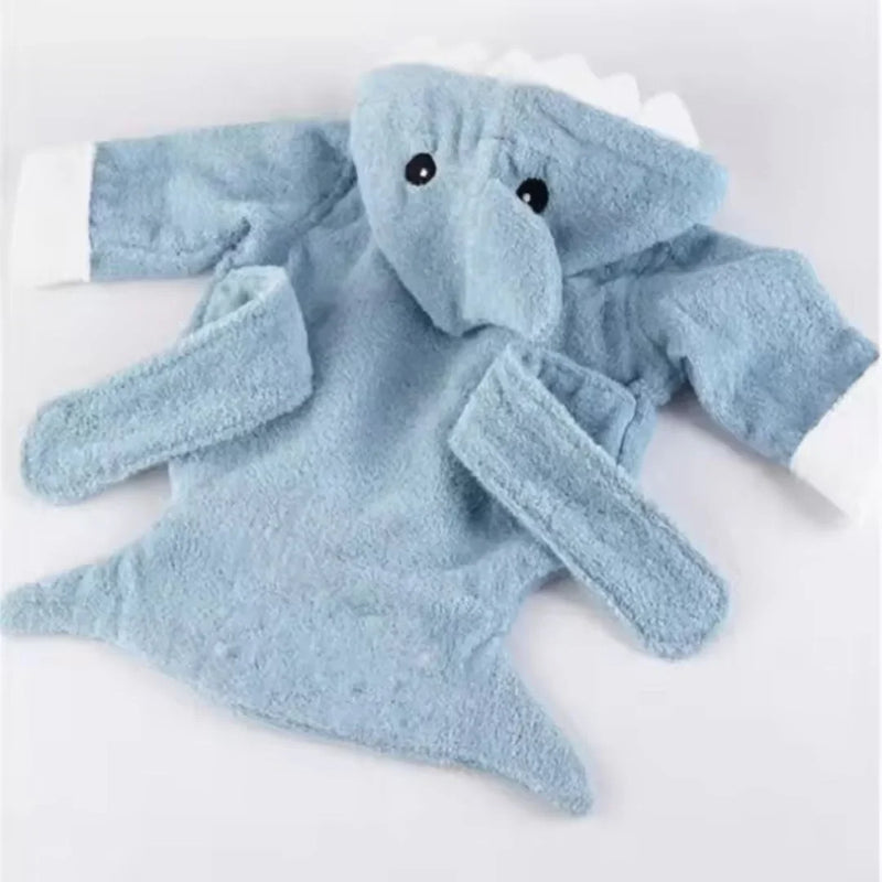 Hooded Animal Bathrobe for Babies and Toddlers
