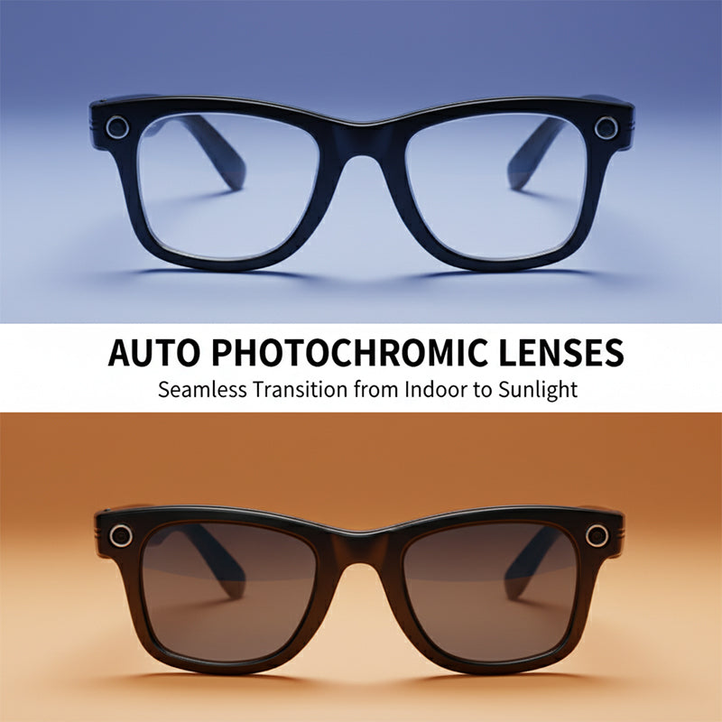 AI Smart Camera Glasses with Voice Control & HD Recording