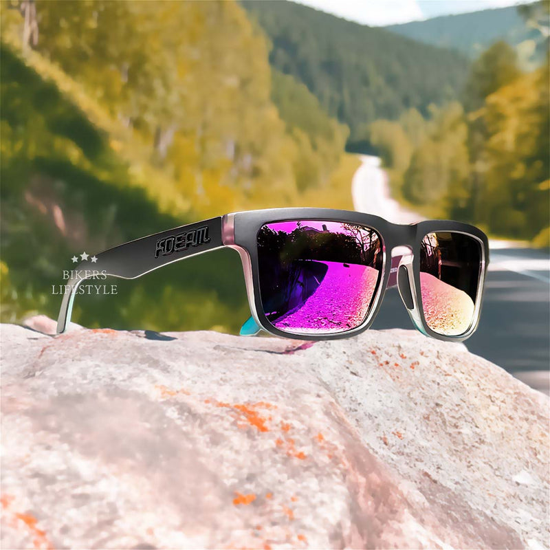 Polarised Square Sunglasses with UV400 Protection