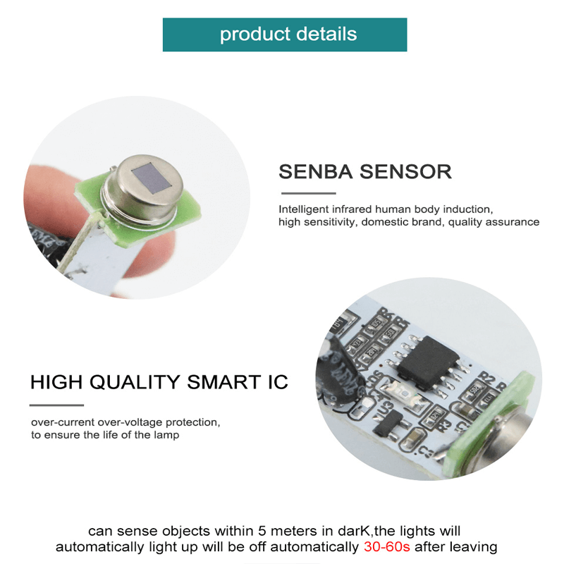 E27 Motion Sensor LED Bulb for Automatic Indoor and Outdoor Lighting