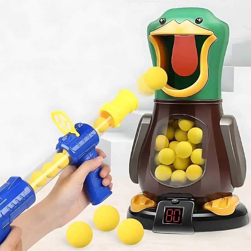 Kids Moving Duck Target Shooting Game with Foam Darts