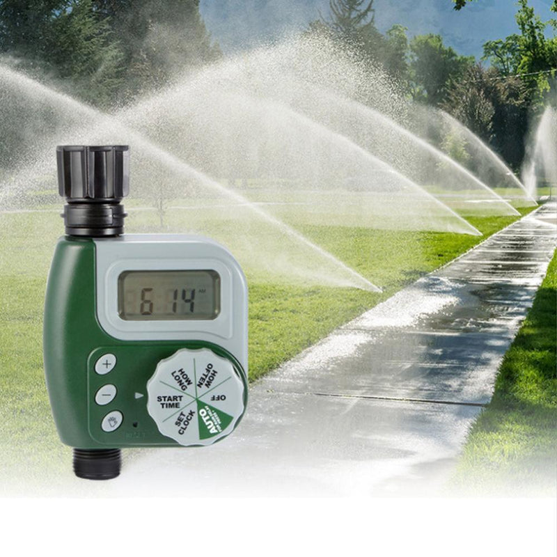 Digital Garden Watering Timer with Programmable Irrigation Control