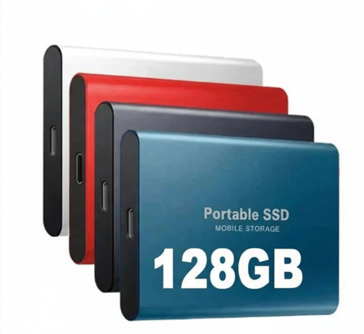 Portable SSD Drive with Compact USB-C Design
