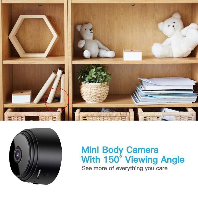 Magnetic Wi-Fi Mini Camera with Night Vision and App Control