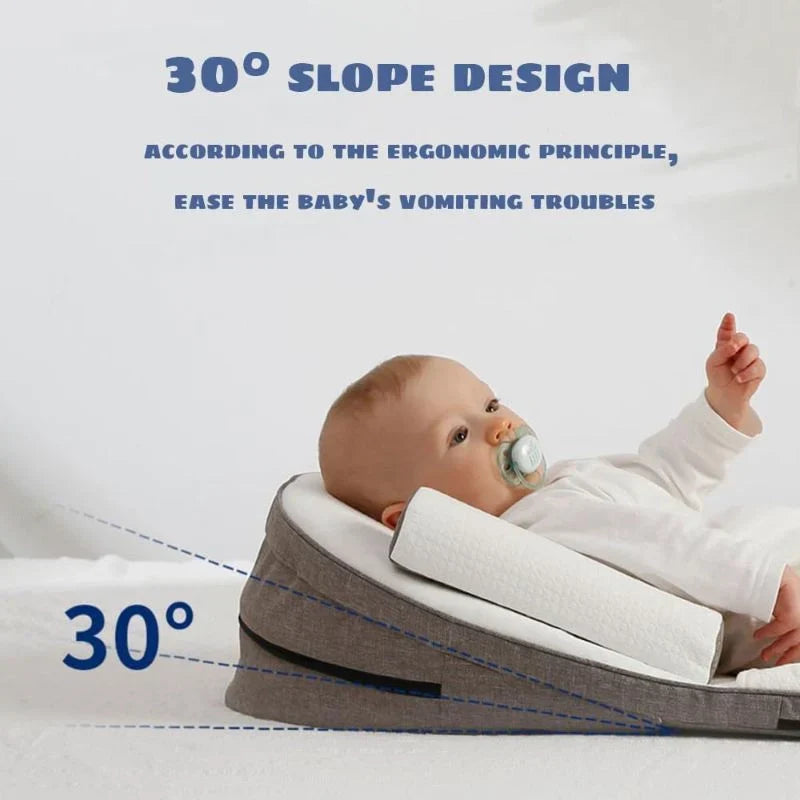 Baby Wedge Pillow with Ergonomic Incline for Comfortable Rest