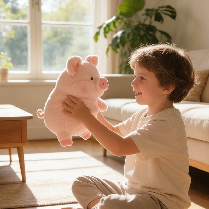 Soft Plush Piglet Cuddle Toy for Babies, Children, and Cuddle Moments