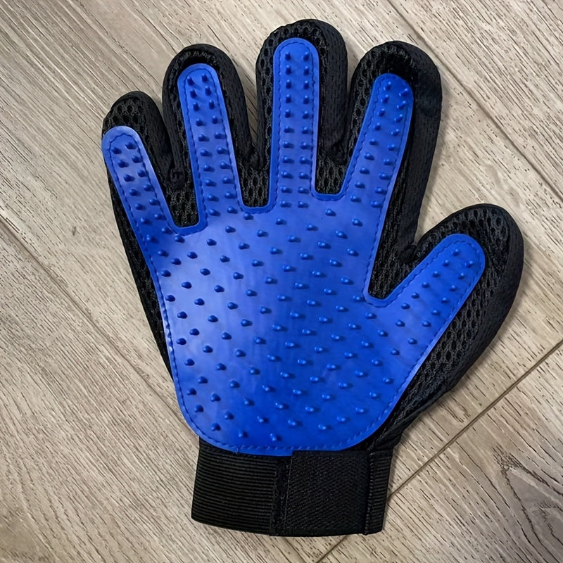 Grooming Glove for Dogs and Cats – Silicone De-shedding and Massaging
