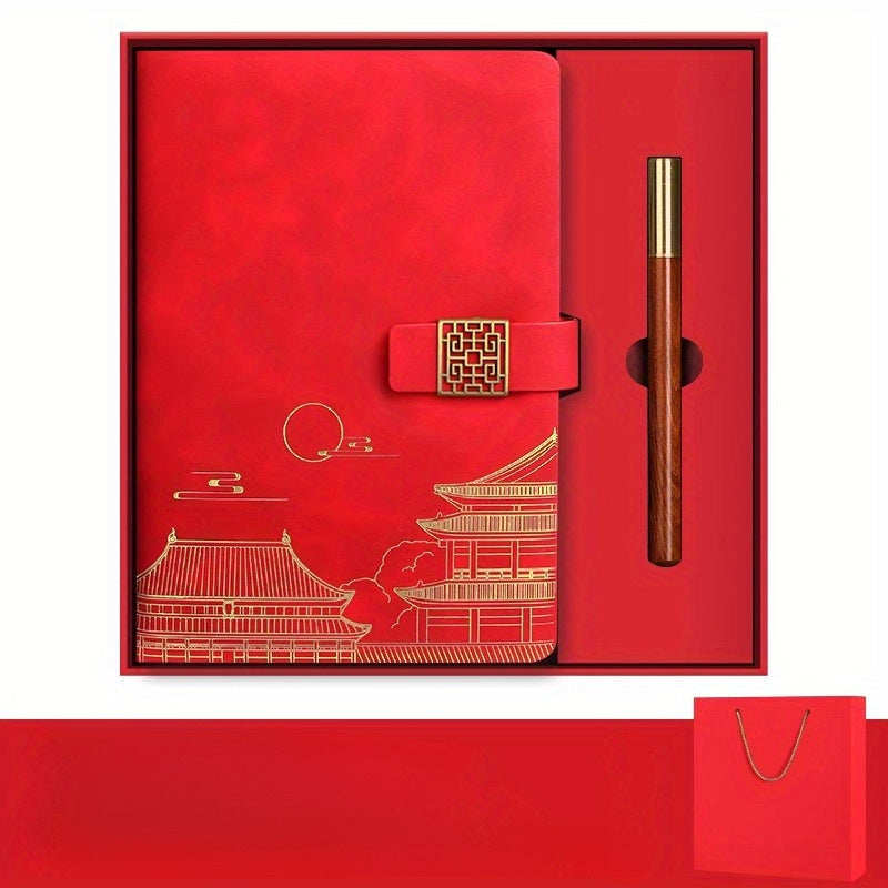 Exclusive Gift Set Forbidden City – Notebook, Thermos Bottle, and Pen in Luxury Box