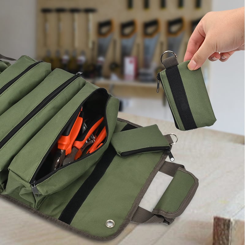 Foldable Multi-Compartment Tool Bag