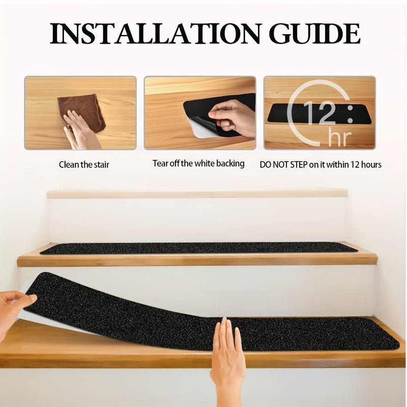 Rubber Anti-Slip Tread Strips – Extra Grip for Stairs and Driveways