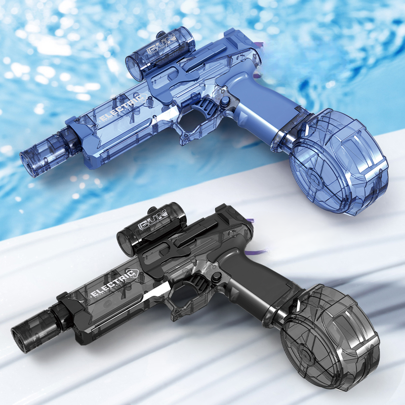 HydroStrike Electric Water Gun with Leak-Proof Tank & Interactive Lights