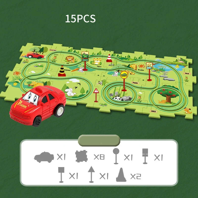 DIY Educational Electric Car Track Set