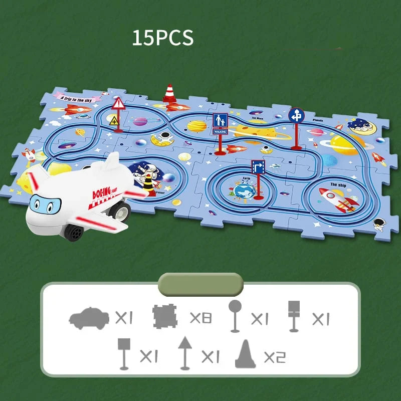 DIY Educational Electric Car Track Set