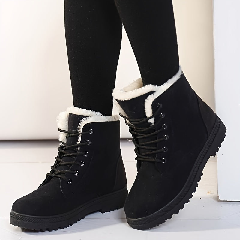 Women's Stylish Winter Ankle Boots - Keep Your Feet Warm and Comfortable
