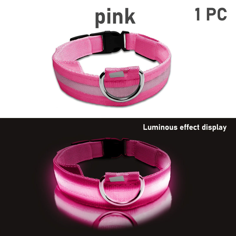 LED Dog Collar with Lighting – Visible and Safe at Night