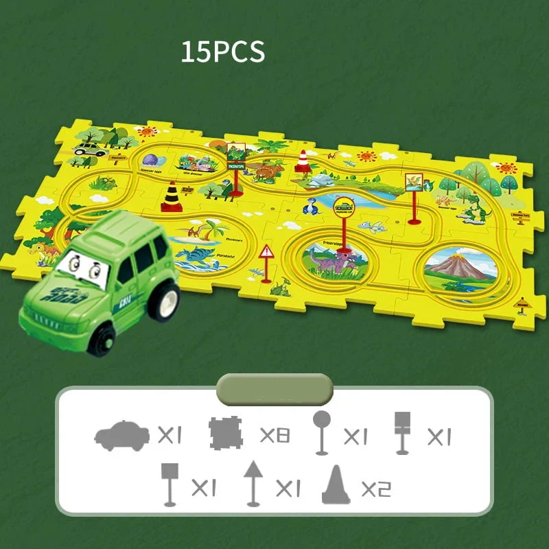 DIY Educational Electric Car Track Set